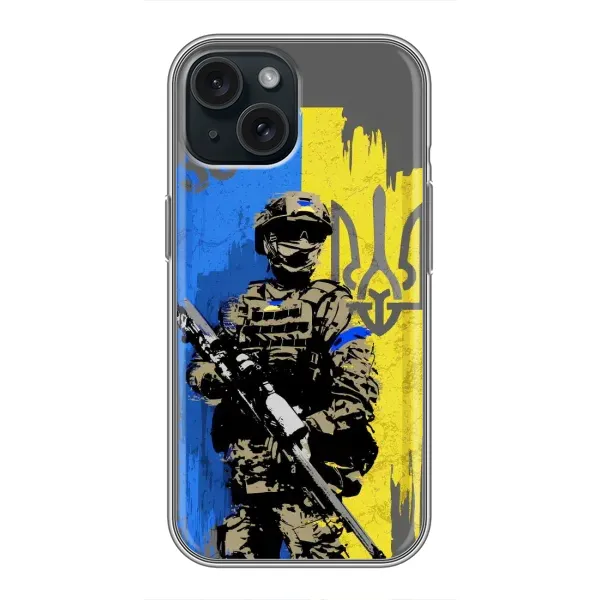 Чехол с принтом «АРТ солдат» для iPhone 14 Чехол с принтом «АРТ солдат» для iPhone 14