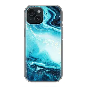 Мраморный чехол на iPhone 14 (VPrint)
