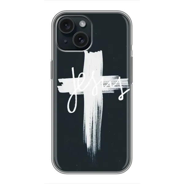 Чехол с принтом «Иисус» для iPhone 14