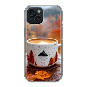 Чехол с принтом «Кофе на природе» для iPhone 14