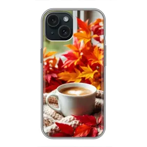 Чехол с уникальным дизайном «Осень с кофе» для iPhone 14
