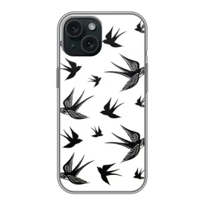 Чехол с птицами на iPhone 14 (VPrint)