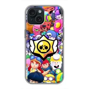 Чехол для iPhone 14 Бравл Старс (VPrint)