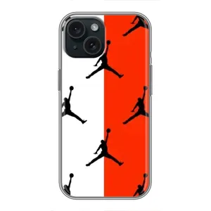 Чехлы для iPhone 14 - с картинкой JORDAN (AlphaPrint) (Лого Джордан)