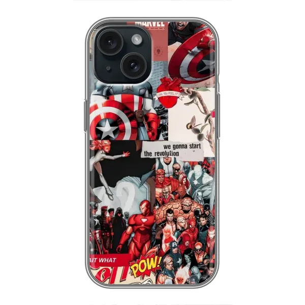 Чехол с принтом «Марвел Комикс» для iPhone 14 Чехол с принтом «Марвел Комикс» для iPhone 14