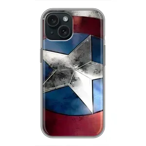 Чехол с принтом «Щит Капитана Америки» для iPhone 14