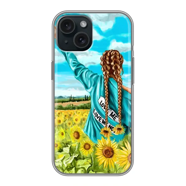 Чехол с принтом «Украиночка» для iPhone 14 Чехол с принтом «Украиночка» для iPhone 14