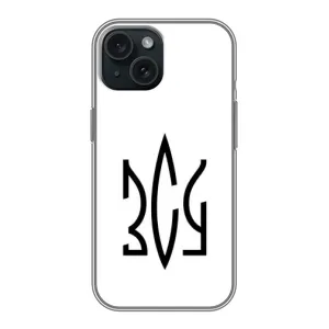 Чехлы для iPhone 14 Укр. Символика (AlphaPrint) (ЗСУ герб)