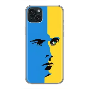 Украинские Чехлы для iPhone 14 Plus с картинкой УПА (AlphaPrint) (Степан Бандера)