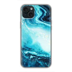 Мраморный чехол на iPhone 15 Plus (VPrint)