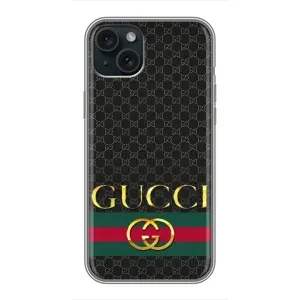 Чехол с принтом «Gucci оригинал» для iPhone 15 Plus