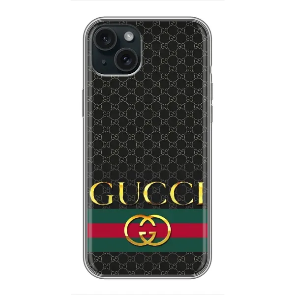 Чехол с принтом «Gucci оригинал» для iPhone 15 Plus