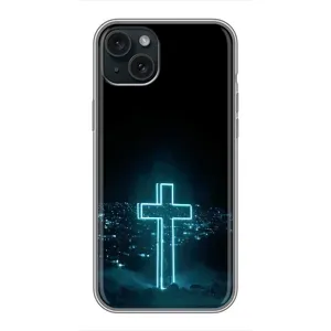 Чехол для iPhone 15 Plus (AlphaPrint) - (Христианские)