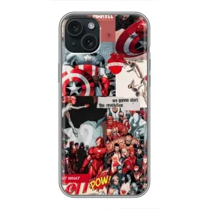 Чехол с принтом «Марвел Комикс» для iPhone 15 Plus