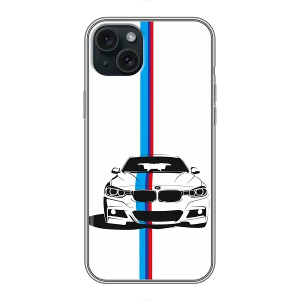 Чохол з принтом «Машина БМВ» для iPhone 15 Plus