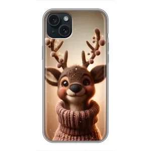 Чохол з принтом «Олень в светрі» для iPhone 15 Plus