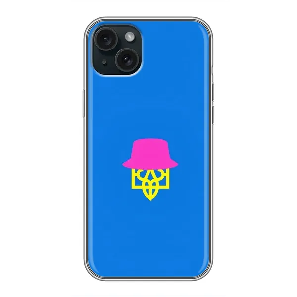 Чохол з принтом «Шапка на гербу» для iPhone 15 Plus