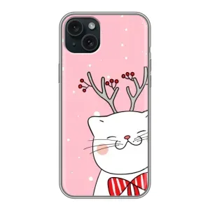 Новогодние Чехлы для Айфон 15 Плюс (VPrint)