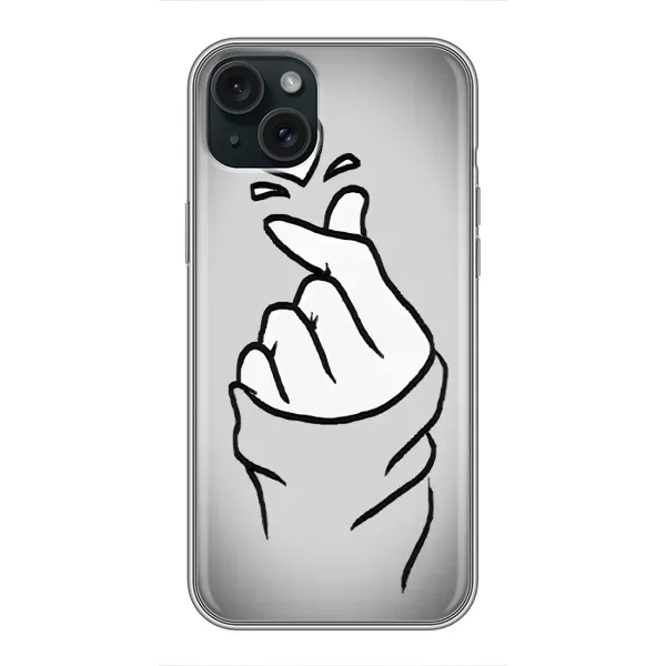 Чохол з принтом «Значок Love» для iPhone 15 Plus Чохол з принтом «Значок Love» для iPhone 15 Plus