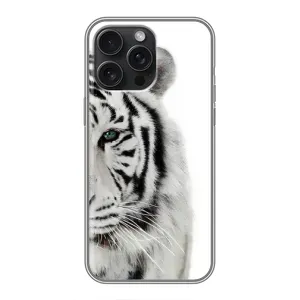 Чохли з картинкою животних iPhone 15 Pro Max (Білий Тигр)