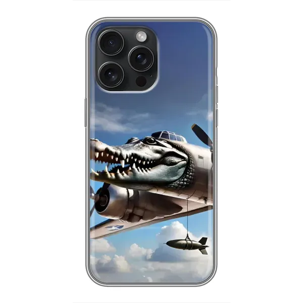 Чохол з принтом «Бомбардіро крокоділо» для iPhone 15 Pro Max