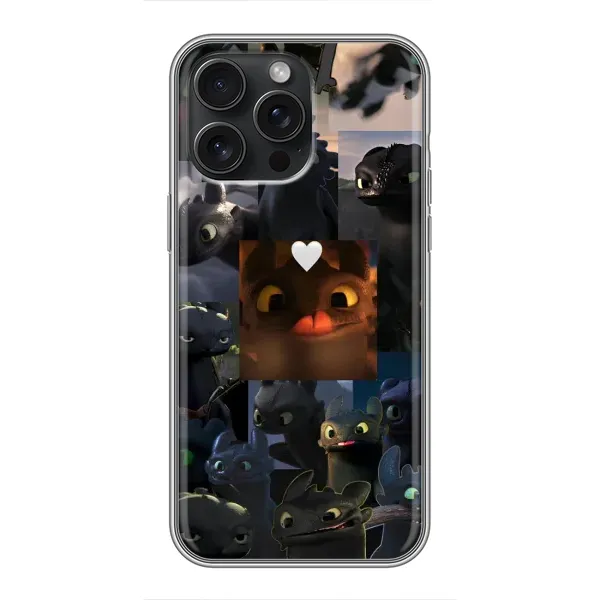 Чохол з принтом «Дракон колаж» для iPhone 15 Pro Max