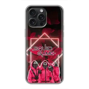Чохол Гра в кальмара для iPhone 15 Pro Max (Охоронці Гра кальмара)