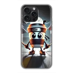 Чохол з мемом Тралалело тралала на iPhone 15 Pro Max (Капучіно асасіно)