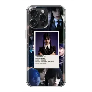 Чохли Венсдей на iPhone 15 Pro Max Уенсдей (AlphaPrint) (колаж Венздей)