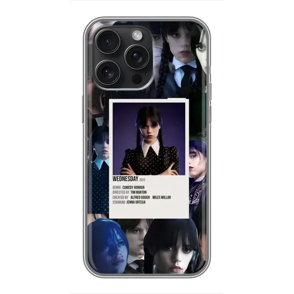 Чохол з принтом «колаж Венздей» для iPhone 15 Pro Max