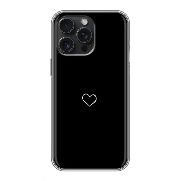 Чохол з принтом «Маленьке сердечко» для iPhone 15 Pro Max Чохол з принтом «Маленьке сердечко» для iPhone 15 Pro Max