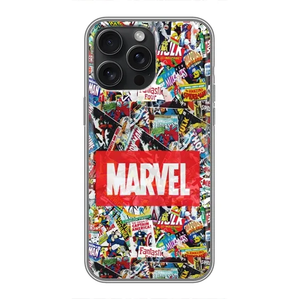 Чехол с принтом «Марвел комиксы» для iPhone 15 Pro Max Чехол с принтом «Марвел комиксы» для iPhone 15 Pro Max