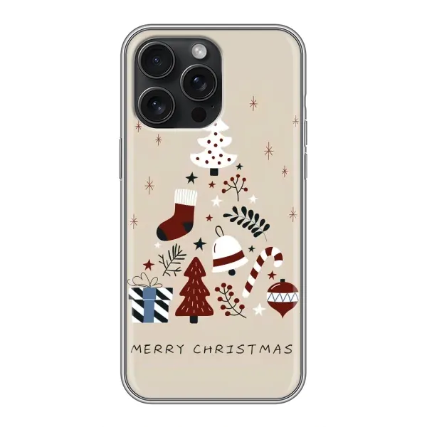 Чехол с принтом «Merry Christmas» для iPhone 15 Pro Max Чехол с принтом «Merry Christmas» для iPhone 15 Pro Max