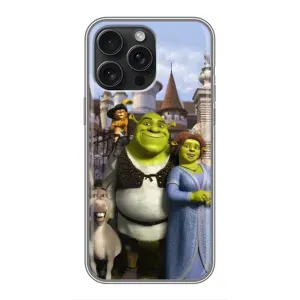 Чохол з мультфільмом Шрек на iPhone 15 Pro Max (Казкові герої Шрека)