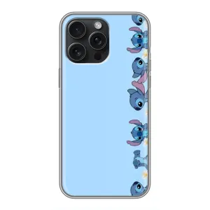 Чохол з принтом Стіч на iPhone 15 Pro Max (Стіч фон)