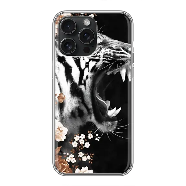 Чохол з принтом «Стильний ТИГР» для iPhone 15 Pro Max