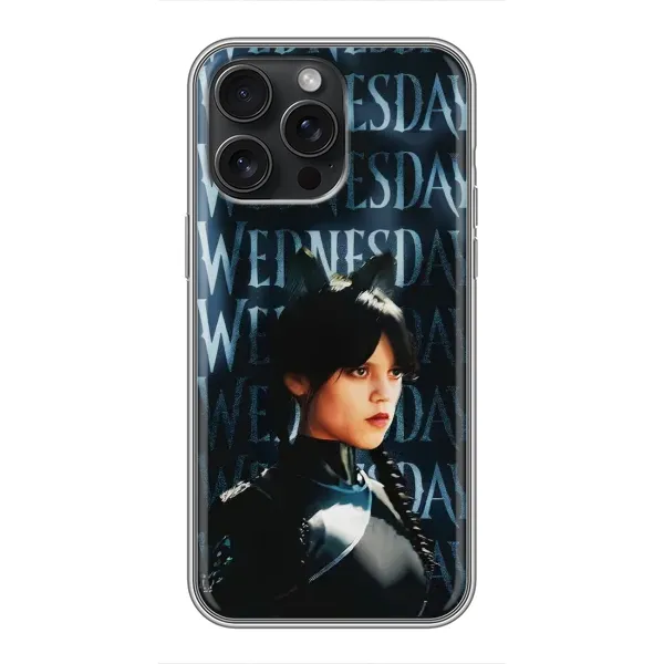 Чохол з принтом «Венздей кішка» для iPhone 15 Pro Max