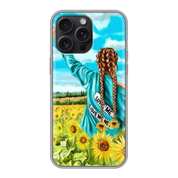 Чехол с принтом «Украиночка» для iPhone 15 Pro Max Чехол с принтом «Украиночка» для iPhone 15 Pro Max