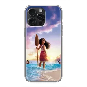 Чохол з мультфільмом Ваяна iPhone 15 Pro Max (Моана з веслом)