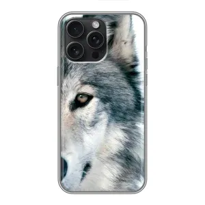 Чохли з картинкою животних iPhone 15 Pro Max (Вовк)
