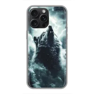 Чохол з картинкою 'Хижаки' для iPhone 15 Pro Max (Вовк у хмарах)