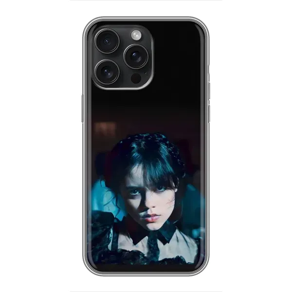 Чохол з принтом «погляд Венздей» для iPhone 15 Pro Max