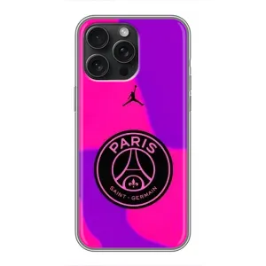 Чохли PSG для iPhone 15 Pro Max (AlphaPrint) (яскравий ПСЖ)