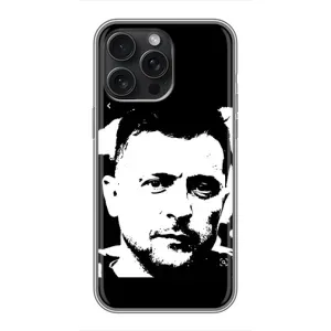 Чехол для iPhone 15 Pro Max (AlphaPrint - с принтом Зеленского)