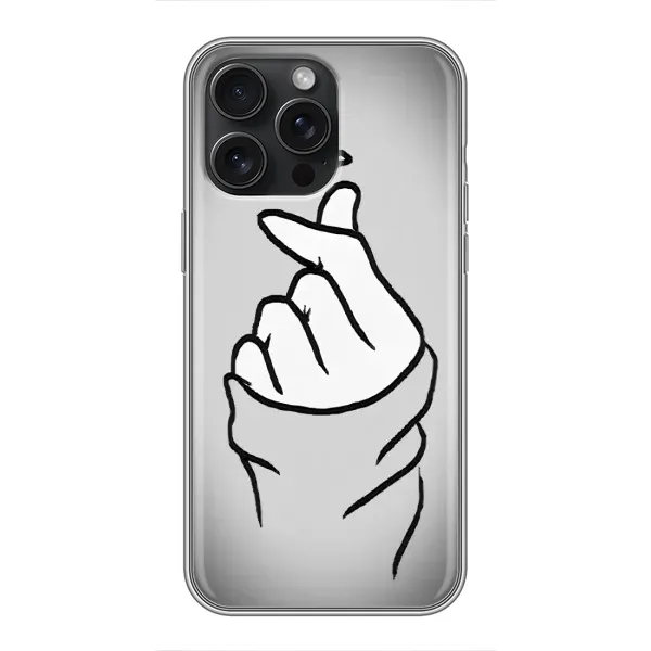 Чехол с принтом «Значок Love» для iPhone 15 Pro Max