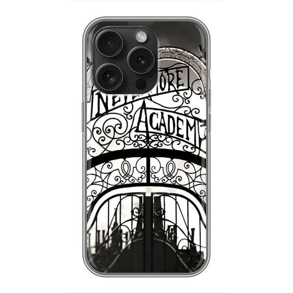 Чохол з принтом «Ворота Академії Невермор» для iPhone 15 Pro