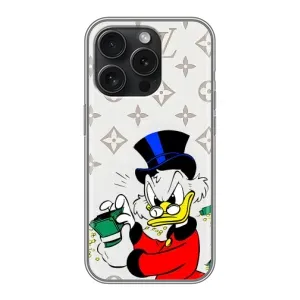 Чехли для iPhone 15 Pro - Скрудж МакДак Louis Vuitton (PREMIUMPrint) (Бакси Скрудж)