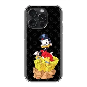 Чехли для iPhone 15 Pro - Скрудж МакДак Louis Vuitton (PREMIUMPrint) (Богатство Макдака)