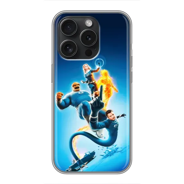 Чохол з принтом «Герої Фантастична Четвірка» для iPhone 15 Pro Чохол з принтом «Герої Фантастична Четвірка» для iPhone 15 Pro