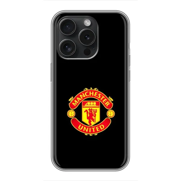 Чохол з принтом «ФК Манчестер Юнайтед» для iPhone 15 Pro Чохол з принтом «ФК Манчестер Юнайтед» для iPhone 15 Pro